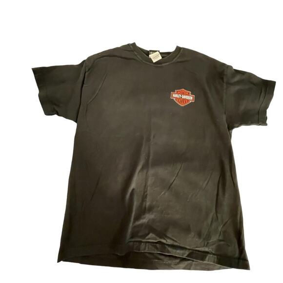 Harley Davidson Big Island T-Shirt Mens L Black Kailua-Kona Hawaii Motorcycle - Picture 1 of 7